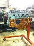 oil pan installed